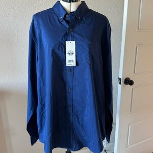 Dockers blue button down shirt, NWT, Size XL